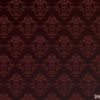 damask traditional stencil stenciled wall red