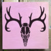deer stencil applied
