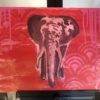 Elephant Stencil Painting