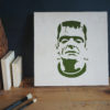 Frankenstein Stencil Applied