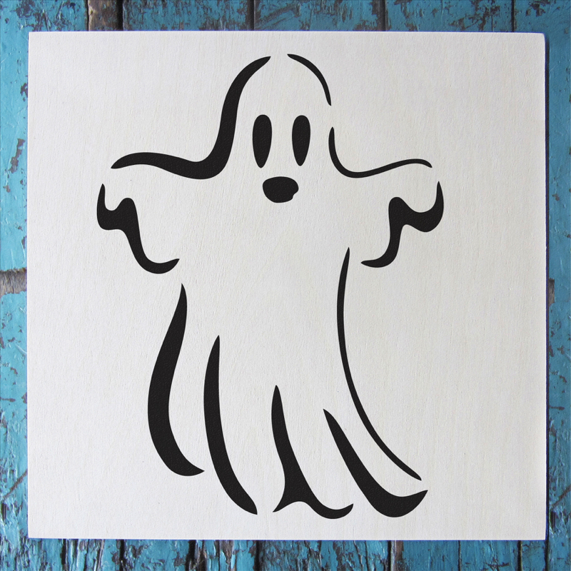 Ghost StencilSmall (5.75″x6″) Stencil 1