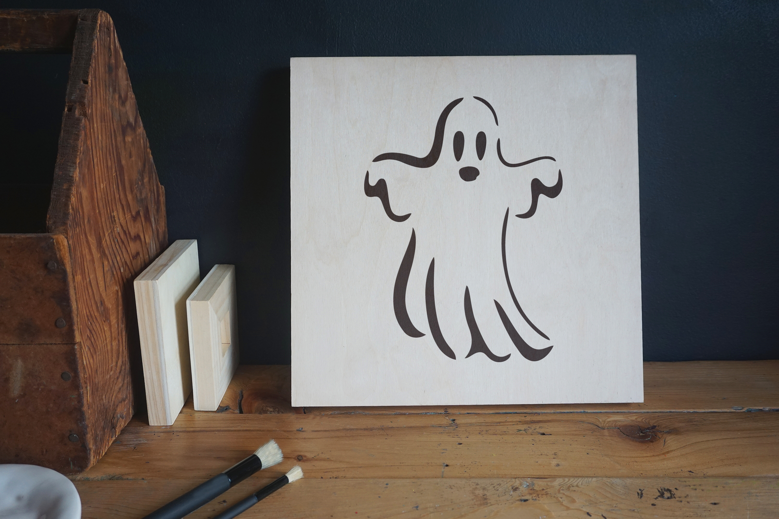 Ghost Stencil Applied