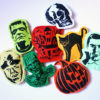 How To Stencil Halloween Felt Ornaments Frankenstein Stencil Stencil1