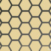 hexagon yellow grey applied