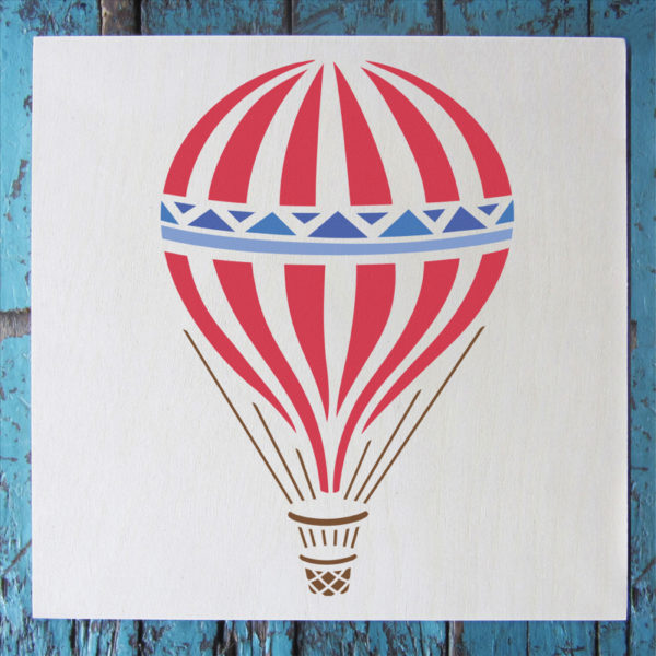Hot Air Balloon Stencil -Small (5.75″x6″) | Stencil 1
