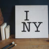 I NY Stencil applied