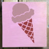 ice cream 1 stencil applied