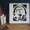 Obama stencil applied