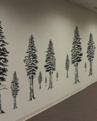 Redwood Trees Stencil - Large