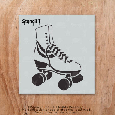 Roller Skate Stencil – small (5.75″x6″) | Stencil 1