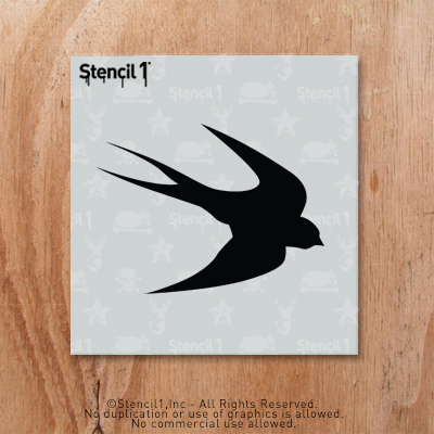 Tattoo Bird Stencil -Small (5.75″x6″) | Stencil 1