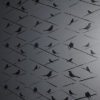 Birds on Wires Stencil stenciled wall
