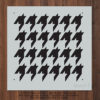 houndstooth repeat pattern stencil