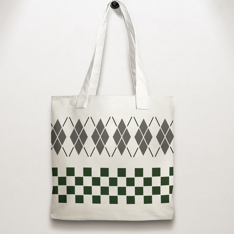 Argyle & Checker Pattern Stencil 2-pack - Image 2