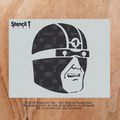 1Man Stencil (8.5"x11")