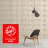 skeleton keys repeat stencil applied wall voted product of the year
