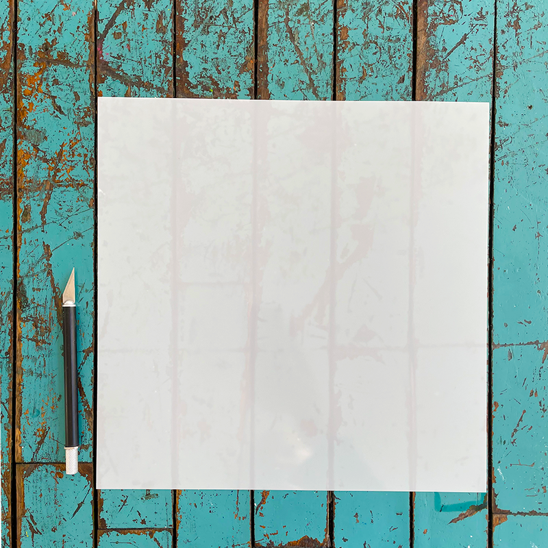 5 Pack Blank Mylar Sheets (12" x 12") for Stencil Making - for cutting your own stencils! - Image 2