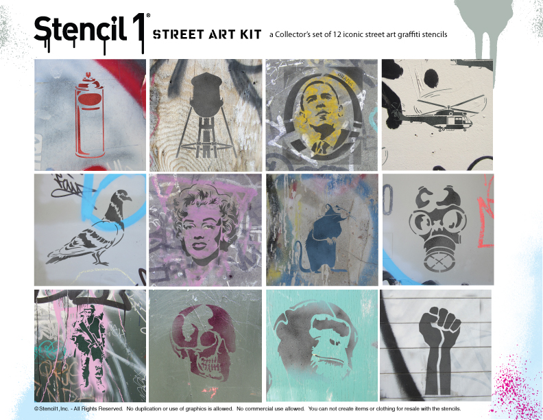 Stencil1 Street Art Kit