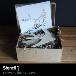 swallow kit Stencil shapes Stencil1 reinvent the holidays