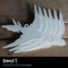 swallow kit shapes Stencil1 reinvent the holidays