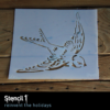 swallow stencil Stencil1 reinvent the holidays