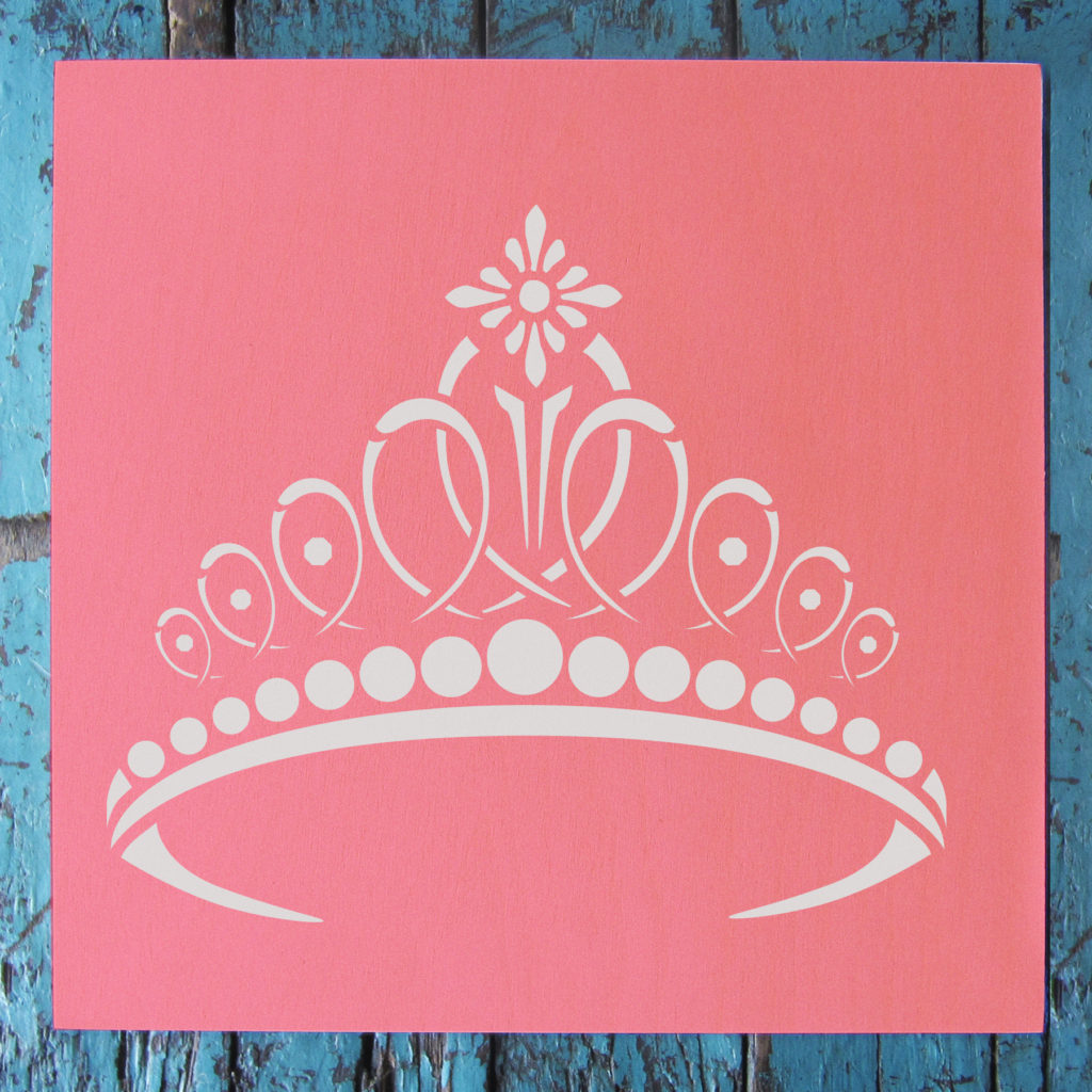 Tiara Stencil – Small | Stencil 1
