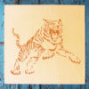 Tiger Stencil Applied