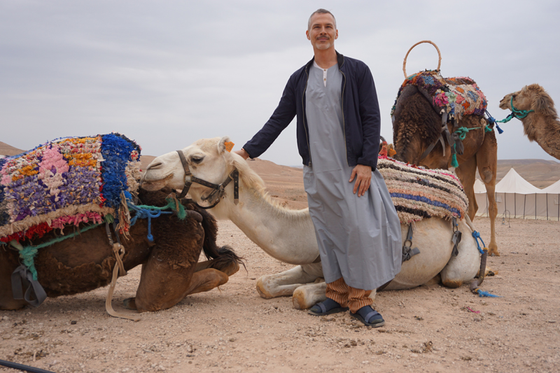 Ed Roth in Marrakech