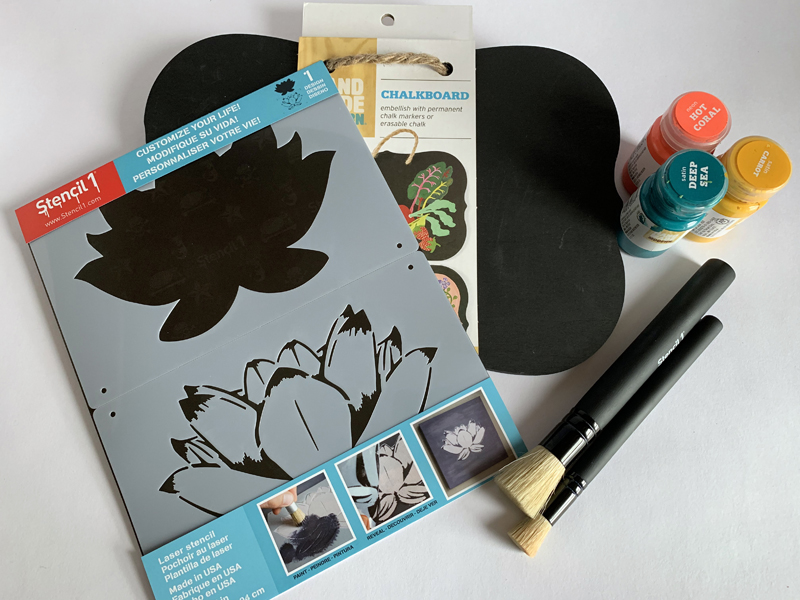 Stencil1 lotus stencil