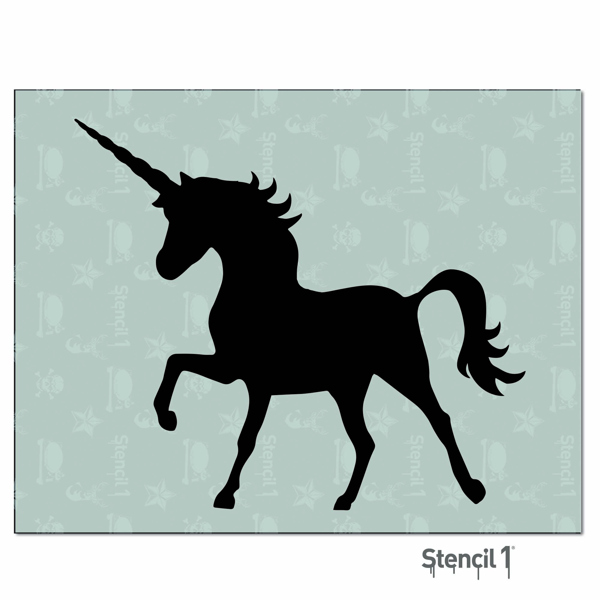 Unicorn Stencil