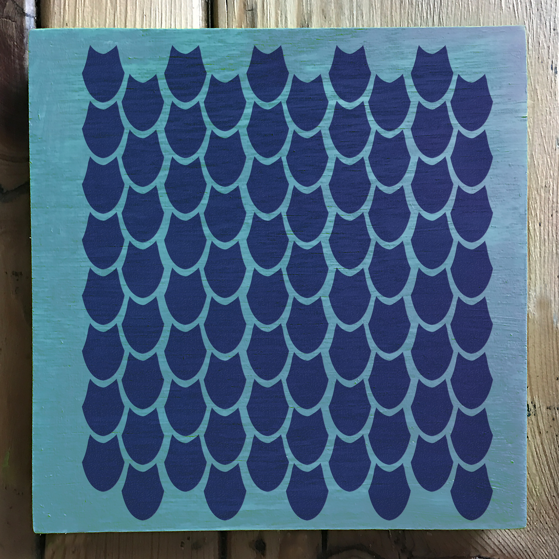 dragon scales stencil