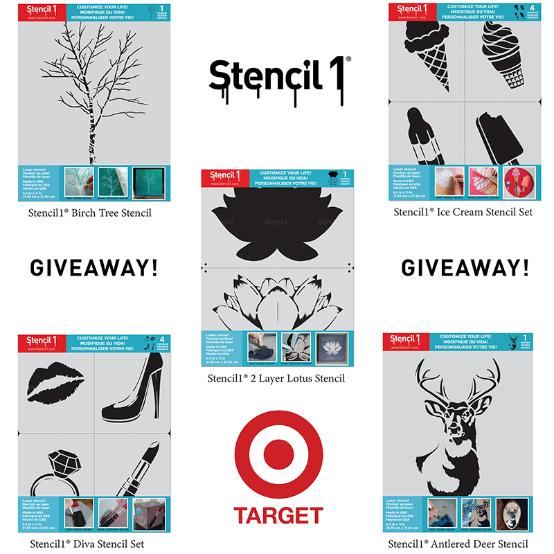 Stencil1 contest give away target