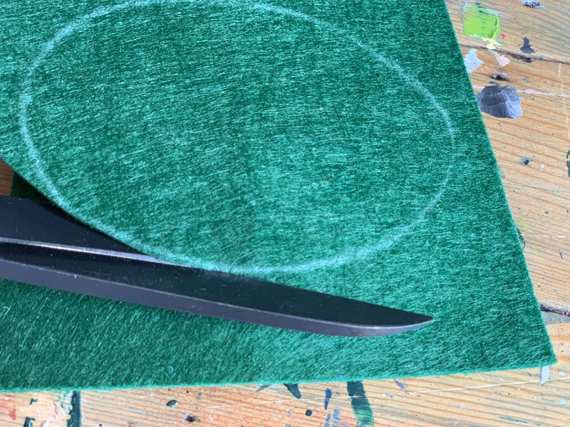 cut out the design shape