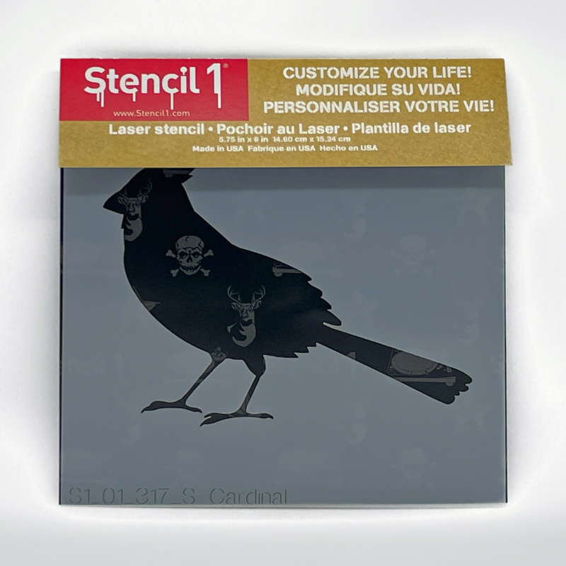 Cardinal Stencil - Small (5.75″x6″) - Image 4