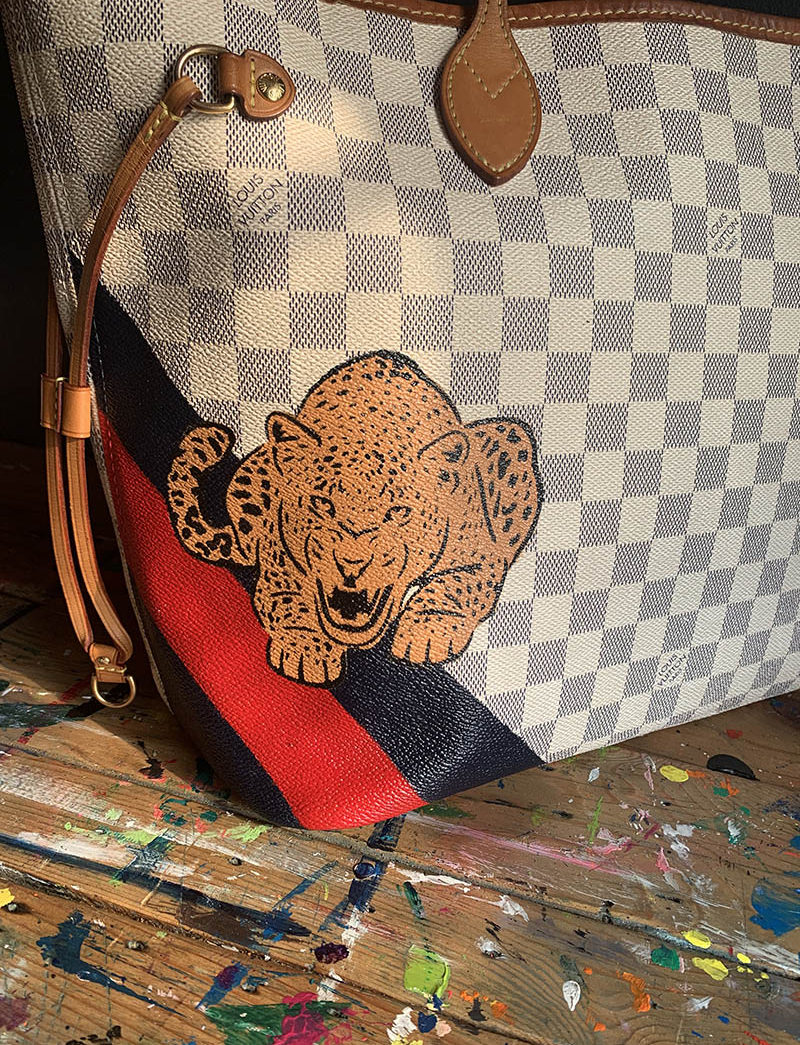 How to Customize Louis Vuitton Bags with Hand Painted Art - CgtDesigns