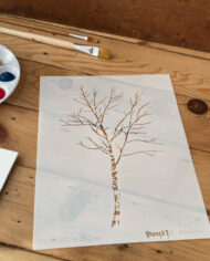 Birch Tree Stencil (8.5