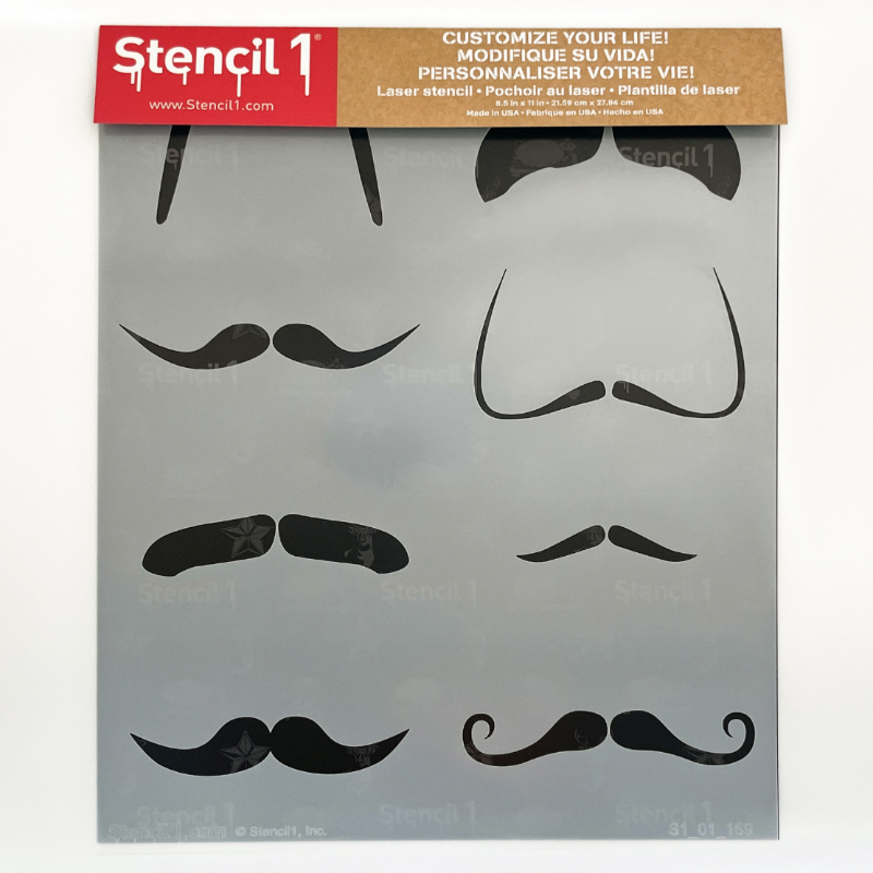 Moustaches Stencil 8-Pack - Image 3