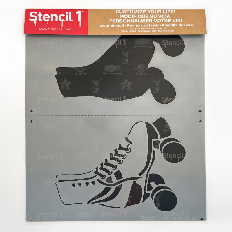 Roller Skate Stencil Two Layers Stencil 1 roller-skate-stencil-two-layers-stencil-1