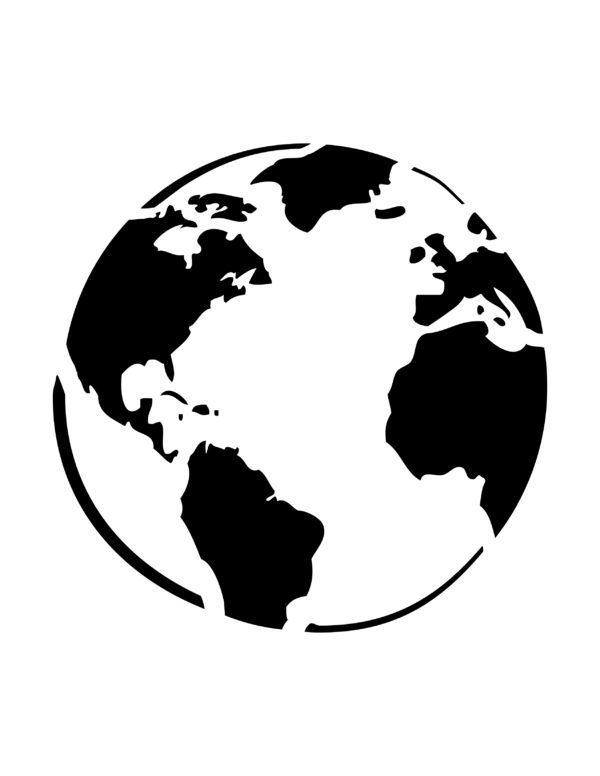 EARTH STENCIL – FREE | Stencil 1