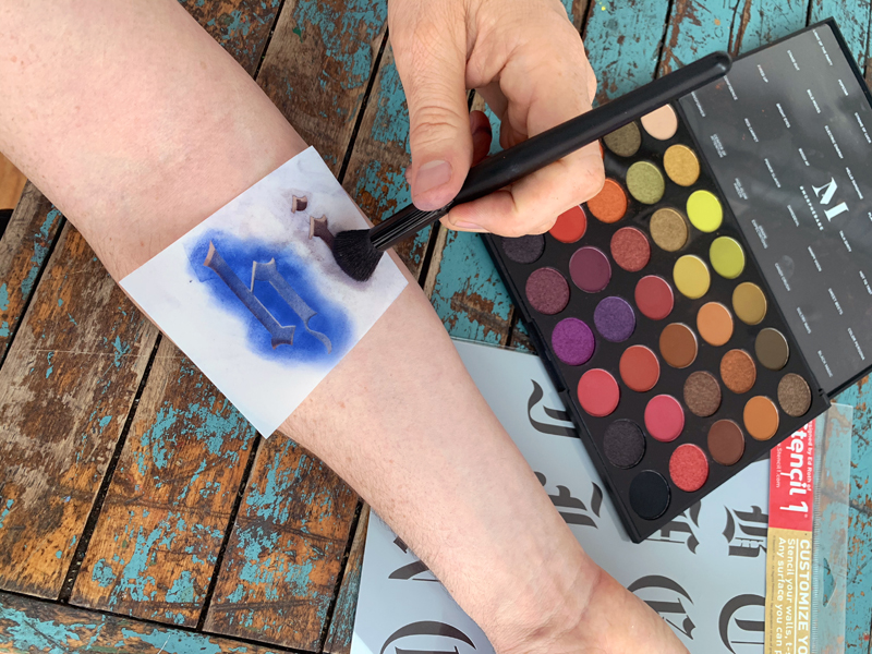 How to Stencil Skin Stencil 1