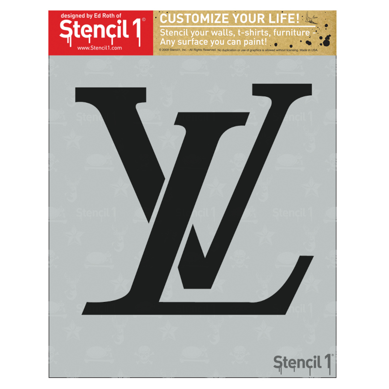 LV Brand Designer Stencil, Fashion Logo and 50 similar items