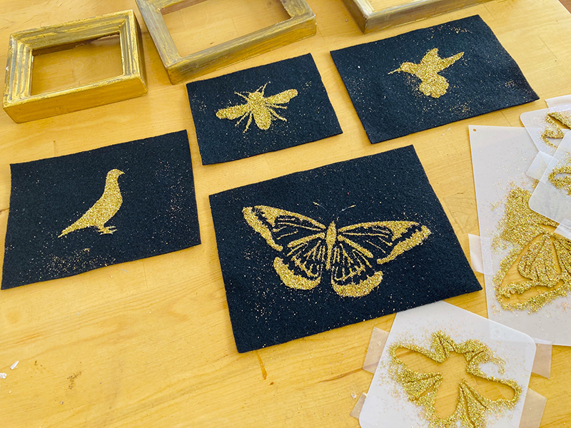 Birds & Bees Stencil 4-pack - Image 3