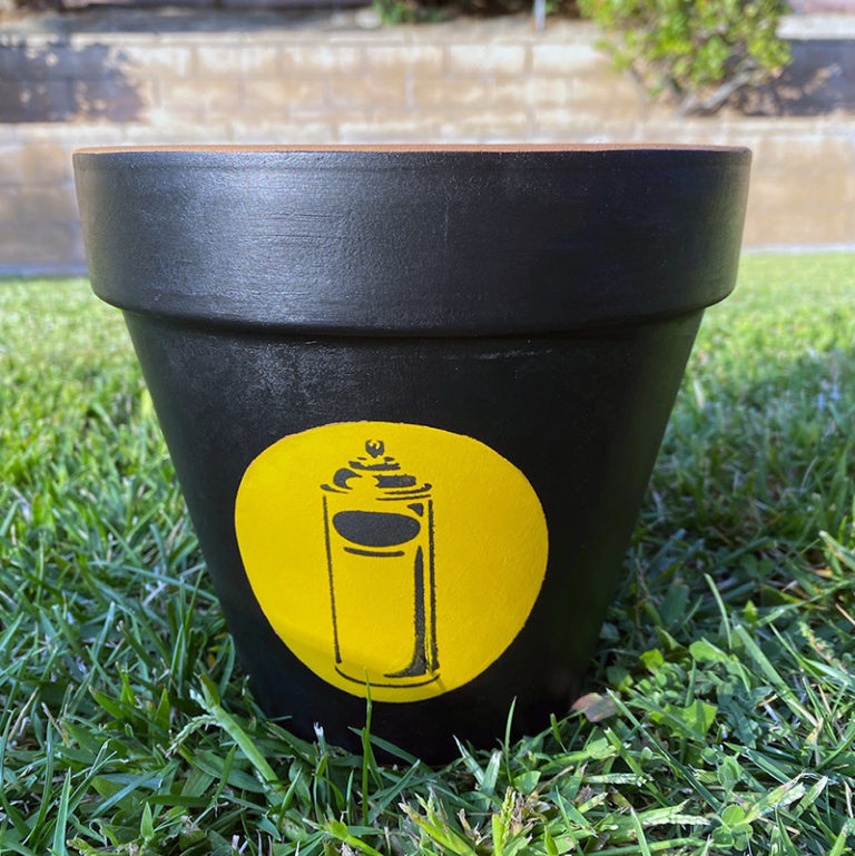 Spraycan Stencil small (5.75"x6") Stencil 1