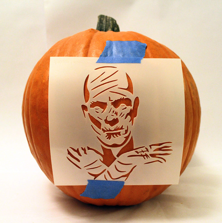 Pumpkin Carving with Stencil1 stencils and a Dremel Stencil 1