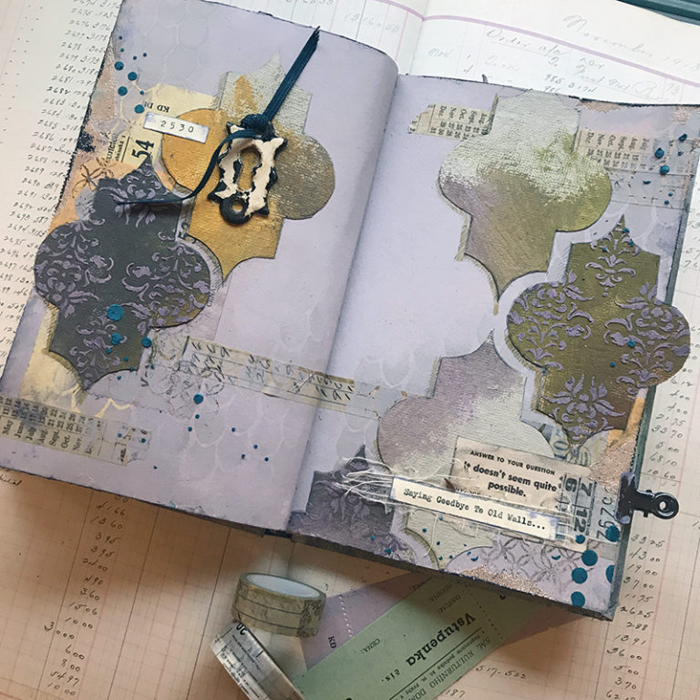 Stencils and Mixed Media Stencil 1