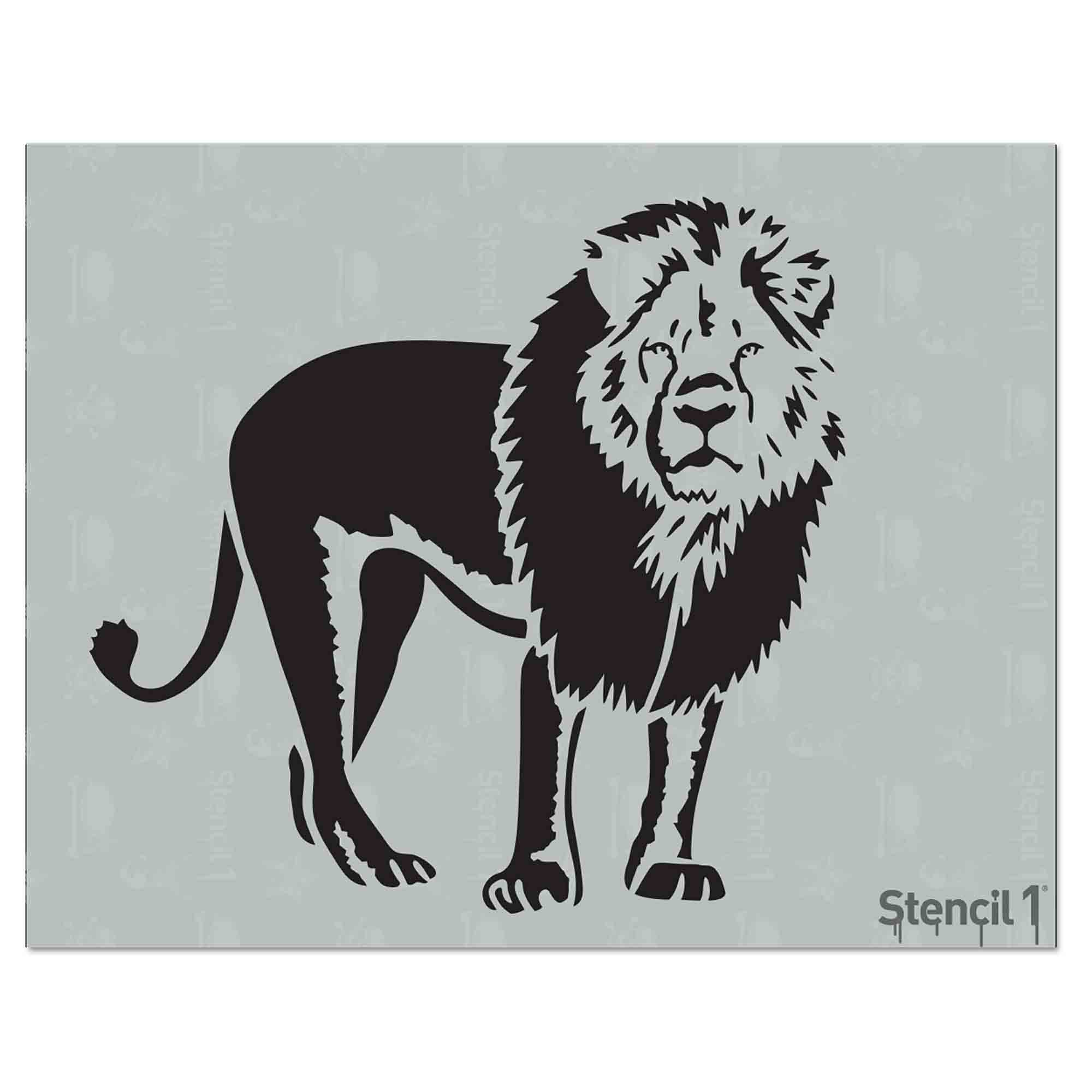 Lion Stencil ( Lion Stencil (