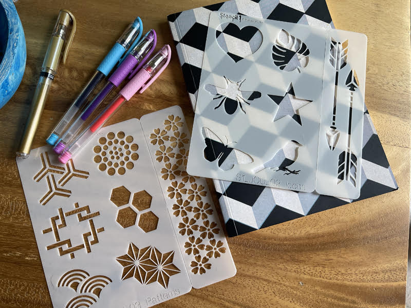 Bullet Journal Stencil Kit – 3 Stencils