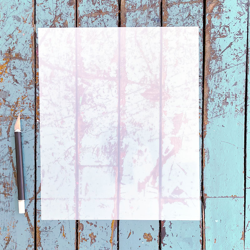 10 Pack Blank Mylar Sheets (8.5" x 11") for Stencil Making - for cutting your own stencils! - Image 4