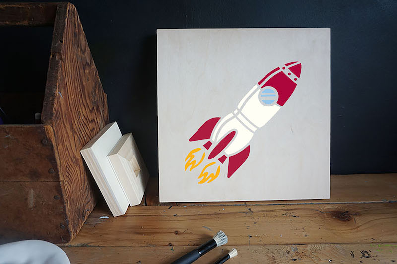 Space Theme 4-Pack Stencil Set (4 PC -8.5"x11" each) - Image 17