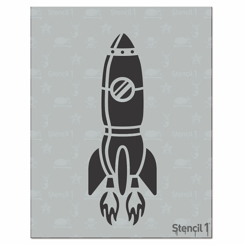 Space Theme 4-Pack Stencil Set (4 PC -8.5"x11" each) - Image 16